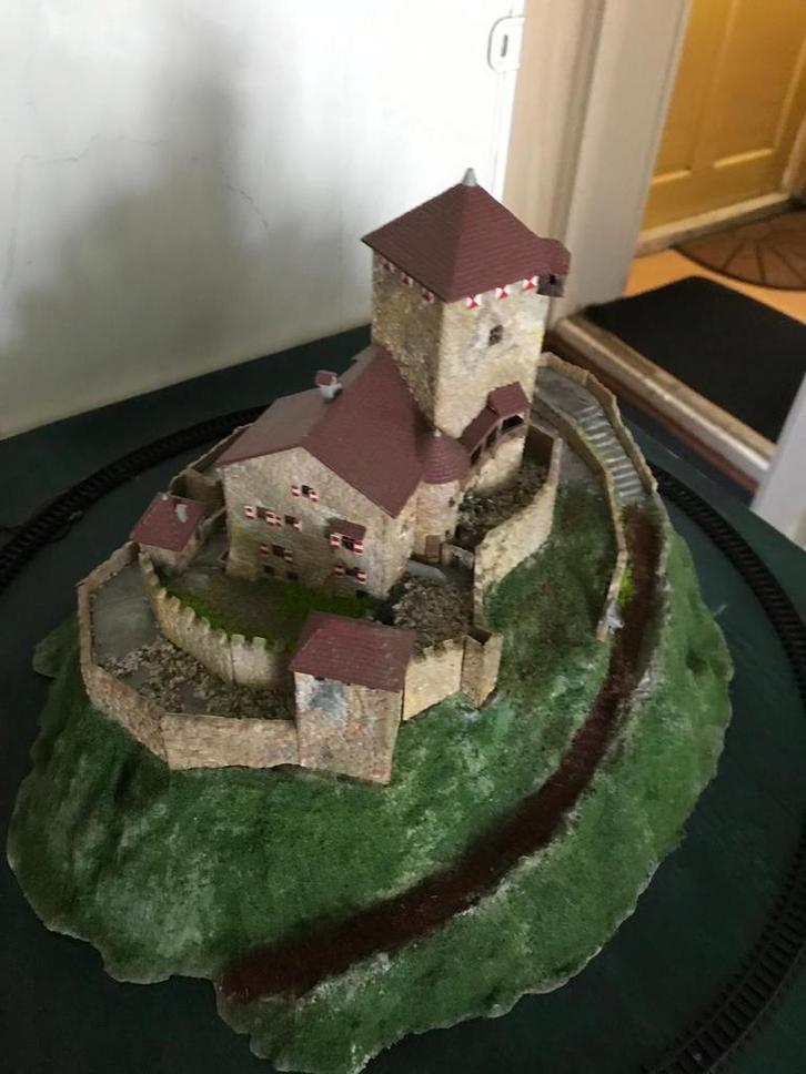 Compleet N Spoor Diorama met Trein, Hobby en Vrije tijd, Modeltreinen | N-Spoor, Gebruikt, Treinset, Gelijkstroom, Overige merken