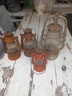 4 stormlampen olielampen brocante, Ophalen