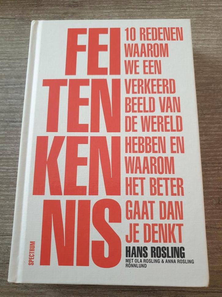Feitenkennis - Hans Rosling, Boeken, Overige Boeken, Gelezen, Ophalen of Verzenden