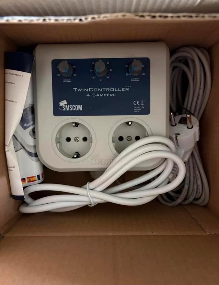 SMSCOM TwinController Mk2 voor het regelen van afzuigsysteem, Tuin en Terras, Kweekspullen, Nieuw, Klimaatbeheersing, Ophalen of Verzenden