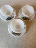 Arcopal Fruits de France Kopjes & Schotels (3), Huis en Inrichting, Keuken | Servies, Gebruikt, Ophalen of Verzenden, Glas, Overige stijlen