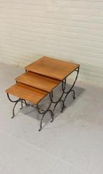 Vintage hout en ijzer mimiset, Huis en Inrichting, Ophalen, Tweedehands, Tweedehands, Tweedehands