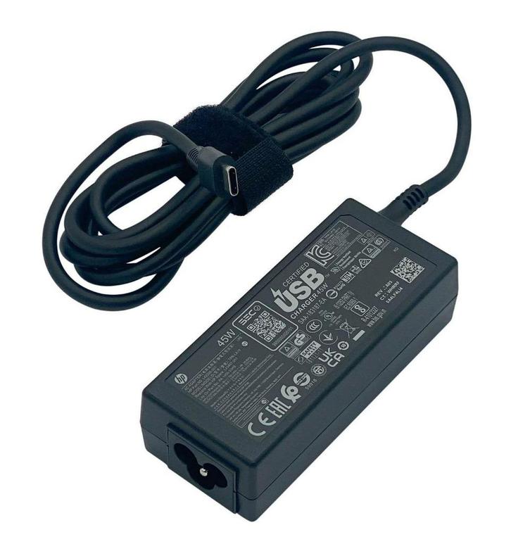 Originele HP lader 45 Watt laptop oplader adapter, Computers en Software, Laptop-opladers, Zo goed als nieuw, Ophalen of Verzenden