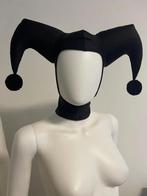 Zwarte Hofnar Muts / Nar Narren Hoed Masker, Verzenden, Nieuw, Feestartikel, Overige