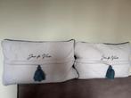 Riviera Maison kussen, Huis en Inrichting, Woonaccessoires | Kussens, Ophalen of Verzenden, Zo goed als nieuw, Vierkant