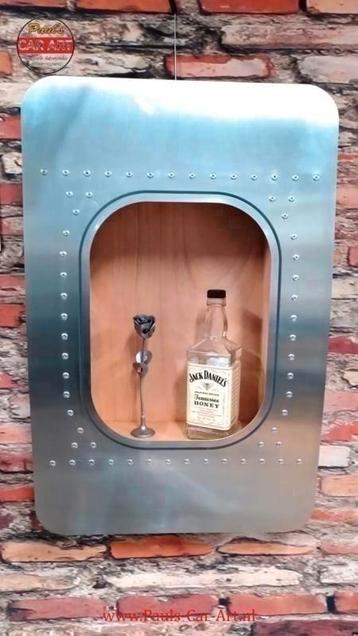 Boeing 737 style window cabinet. vliegtuigraam kast deco