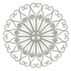 Hele mooie grote ijzeren ornament wanddecoratie tes., Ophalen, Nieuw