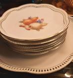 Dessert /gebakset BAVARIA fruit motief, Antiek en Kunst, Antiek | Servies los, Ophalen of Verzenden