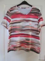Xl-1 rood-beige gestreept shirt - maat 48., Maat 46/48 (XL) of groter, Ophalen of Verzenden, Zo goed als nieuw, Korte mouw