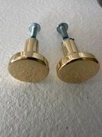 16x Messing deurknoppen / kastknoppen, Ophalen of Verzenden, Gebruikt