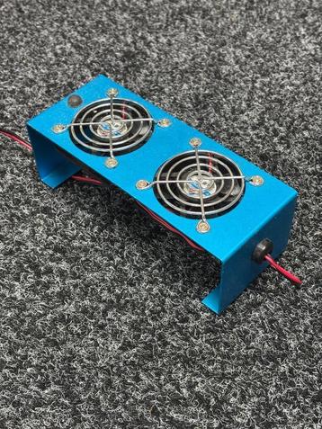 MuchMore Racing Twin Fan Cooler for your Electro Gear. beschikbaar voor biedingen