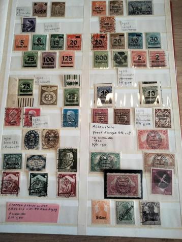 Wo1/wo2 deutsches reich postzegels beschikbaar voor biedingen
