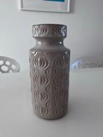 Beige vintage vaas Scheurich West Germany - jaren '70, Huis en Inrichting, Woonaccessoires | Vazen, Overige kleuren, Aardewerk of Porselein