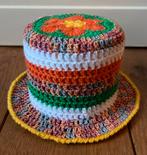 Gehaakt Toiletrolhoedje bloem oranje retro hoesje wc-rol, Ophalen of Verzenden, Nieuw