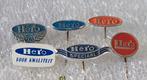 Collectie van 6 Hero Speldjes, Ophalen of Verzenden, Gebruikt, Merk, Speldje of Pin