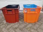 Plastic krat, stapelkrat, voorraadbak 2 stuks, 40 tot 60 cm, 50 tot 75 cm, Minder dan 35 cm, Ophalen of Verzenden