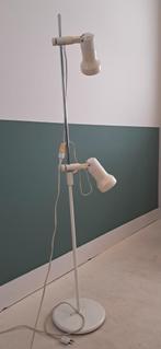 Vintage jaren 60/70 witte vloerlamp, Ophalen, Gebruikt