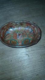 Antiek Glazen Sierradenbakje met Sigarenbandjes, Antiek en Kunst, Ophalen of Verzenden