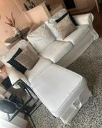 Ikea ektorp bank 3 zits + hocker, Huis en Inrichting, Banken | Bankstellen, Ophalen, Gebruikt, Driepersoons, Stof
