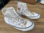 Witte Converse All Stars Hoge Sneakers - Maat 35, Ophalen of Verzenden, Zo goed als nieuw, Wit, Sneakers of Gympen