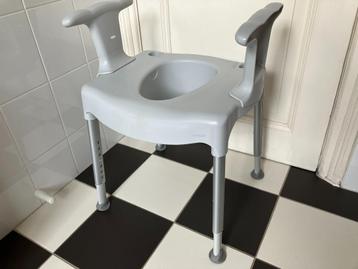 Toiletstoel Etac in nieuwstaat - tevens douchestoel- z.g.a.n beschikbaar voor biedingen