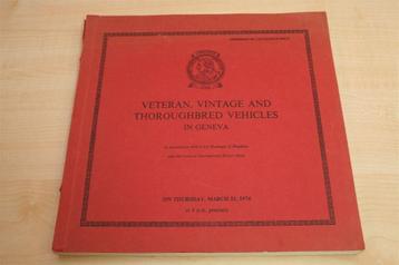 Veteran & Vintage Auto's — Christie's Veiling Genève [1974 beschikbaar voor biedingen