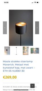 Maverick vloerlamp zwart (Nieuw), Ophalen of Verzenden, Nieuw