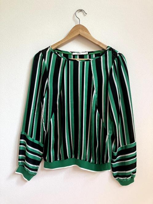 Halftransparante top Steps - 36, Kleding | Dames, Tops, Gedragen, Maat 36 (S), Groen, Lange mouw, Ophalen of Verzenden