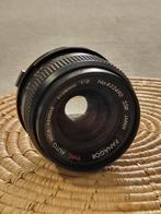 Panagor 28mm f2 OM mount - Getest!, Ophalen of Verzenden, Gebruikt, Groothoeklens