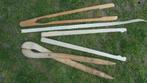 3 oude houten wastangen/klemmen, Ophalen of Verzenden
