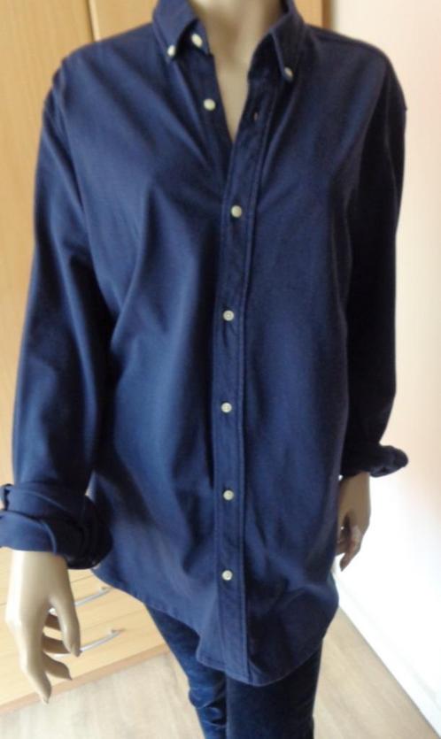 Steppin'out blauw katoenen overhemd maat XL, Kleding | Heren, Overhemden, Gedragen, Halswijdte 43/44 (XL), Blauw, Verzenden