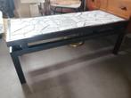 Retro jaren 60 tegeltafel, vintage tafel, Huis en Inrichting, Tafels | Salontafels, Ophalen, Gebruikt, 50 tot 100 cm, Minder dan 50 cm
