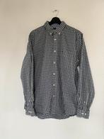 Tommy Hilfiger Overhemd – Grijs/Wit Geruit – Maat M, Tommy Hilfiger, Grijs, Gedragen, Halswijdte 39/40 (M)