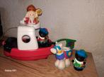 LITTLE PEOPLE STOOMBOOT VAN SINTERKLAAS MET ZWARTE PIET, Ophalen of Verzenden, Speelset