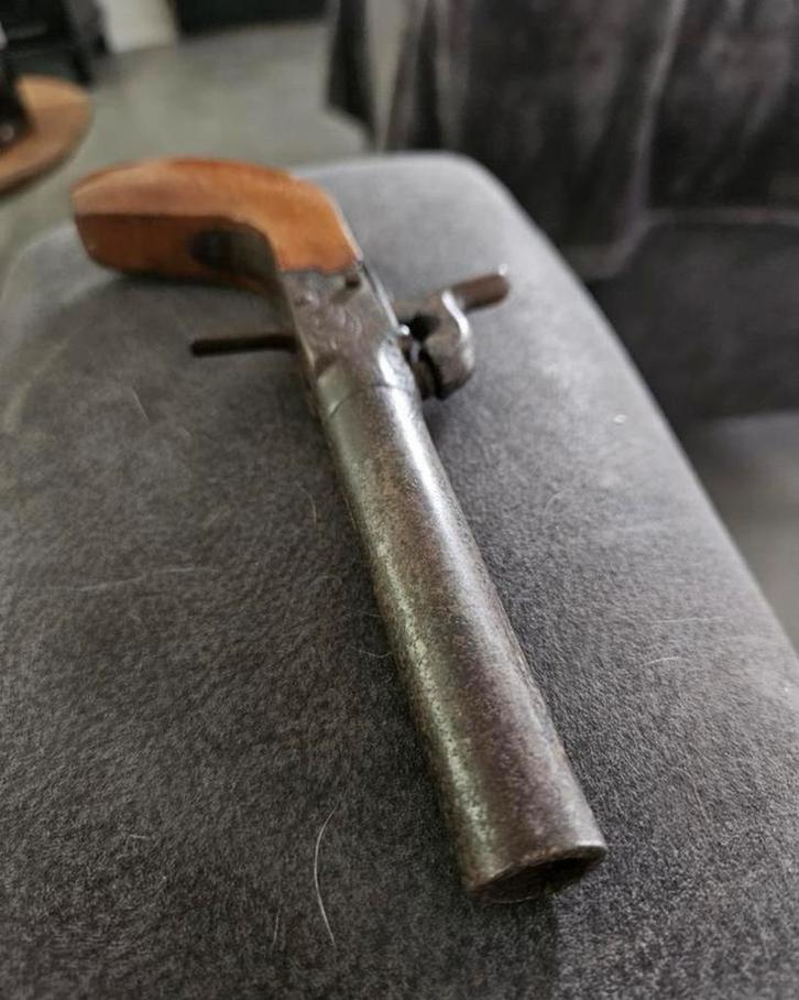 Antiek Percussiepistool – ca. 1850, Antiek en Kunst, Antiek | Overige Antiek, Ophalen of Verzenden