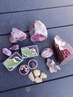 Verschillende ZELDZAME mineralen o.a. kammereriet, Ophalen of Verzenden, Mineraal