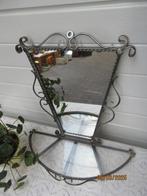 smeedijzeren - hal - spiegel, Huis en Inrichting, Woonaccessoires | Spiegels, Ophalen, Gebruikt, Minder dan 100 cm, Rechthoekig