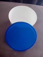Tupperware bakje met deksel wit/blauw, Huis en Inrichting, Ophalen of Verzenden, Nieuw, Wit
