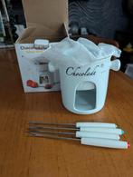 (Chocolate) fondue set leuk en kunnen nog een ronde mee, Ophalen of Verzenden, Zo goed als nieuw
