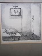 MARK THORN, Leuke Ets Overhemd met Lampje erboven, Antiek en Kunst, Ophalen