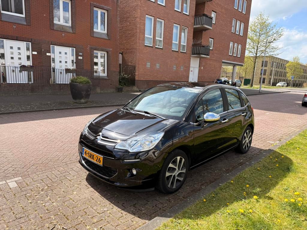 Citroën C3 1.2 VTI 60KW/82PK 2013 Zwart, Auto's, Voorwielaandrijving, Euro 5, 31 €/maand, 1199 cc