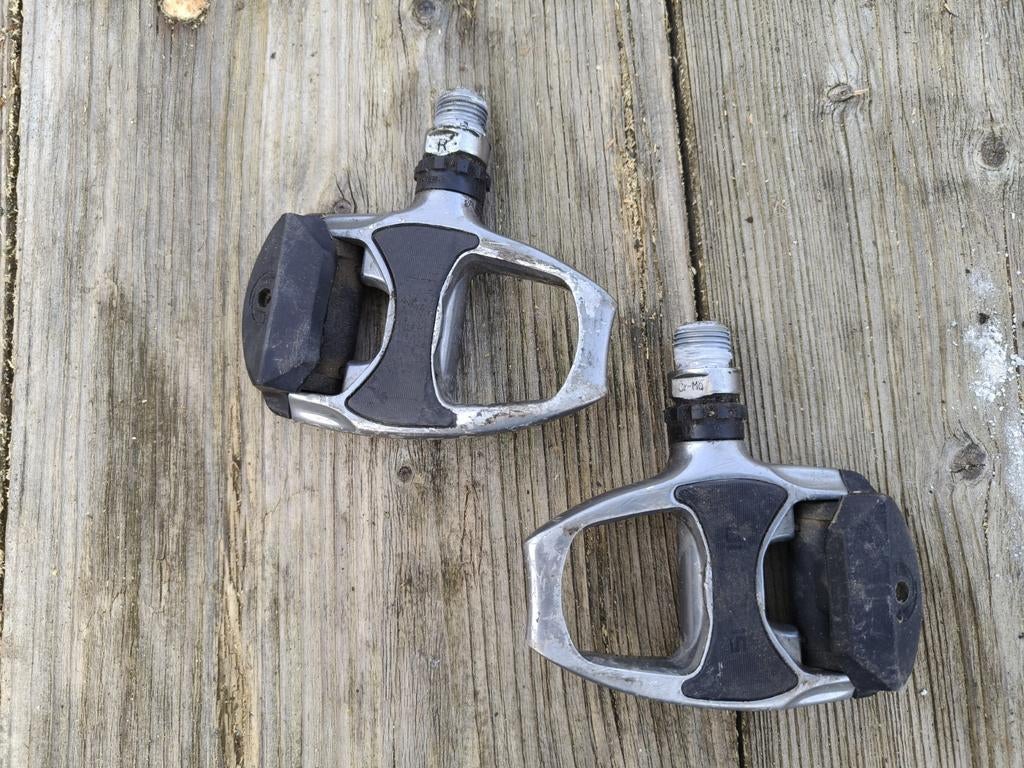 Shimano 105 PD-5600 Racefiets SPD Pedalen, Crankstel of Pedalen, Gebruikt, Racefiets, Ophalen of Verzenden