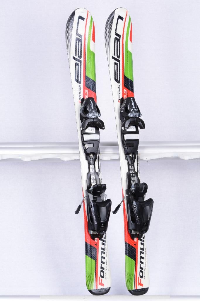 130 kinder ski's ELAN FORMULA, Green/red/white, Overige merken, Gebruikt, 100 tot 140 cm, Ophalen of Verzenden