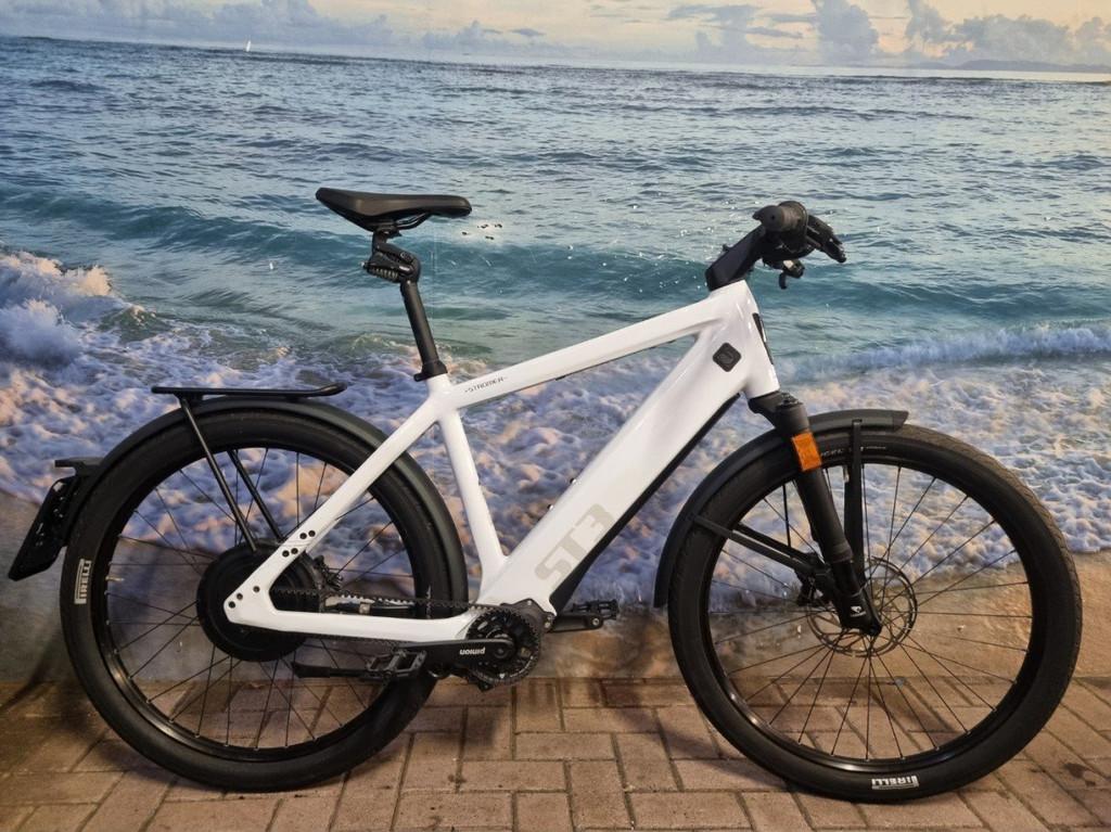 Stromer ST3 Pinion voorvorkvering, 3900km, nieuwe accu!, Her, Fietsen en Brommers, Elektrische fietsen, Gebruikt, Stromer
