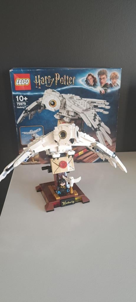 Lego Harry Potter Hedwig 75979 - Zo goed als nieuw, Compleet, Lego, Harry Potter, Ophalen of Verzenden