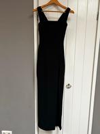 Zwarte Zara jurk met split - XS, Zwart, Ophalen of Verzenden, Zo goed als nieuw, Maat 34 (XS) of kleiner