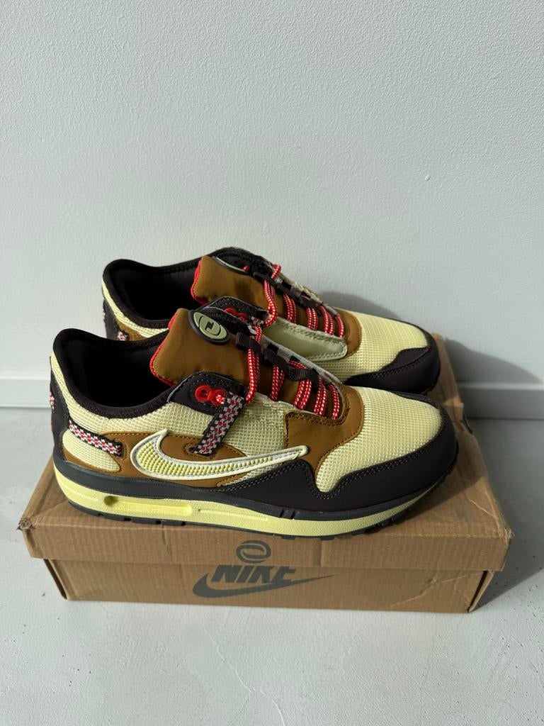 Nike Air Max 1 Cactus Jack Travis Scott maat 41 (vallen klei, Kleding | Heren, Schoenen, Nieuw, Sneakers of Gympen, Overige kleuren