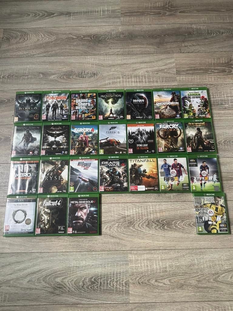 Xbox one games, Spelcomputers en Games, Spelcomputers | Xbox One, 500 GB, Xbox One, Ophalen of Verzenden, Zo goed als nieuw