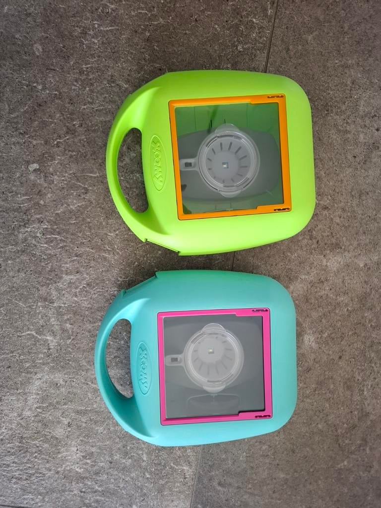 Xoomy tekentafel met werkend lampje en sjablonen, Ophalen of Verzenden, Gebruikt, Knutselen, Met licht