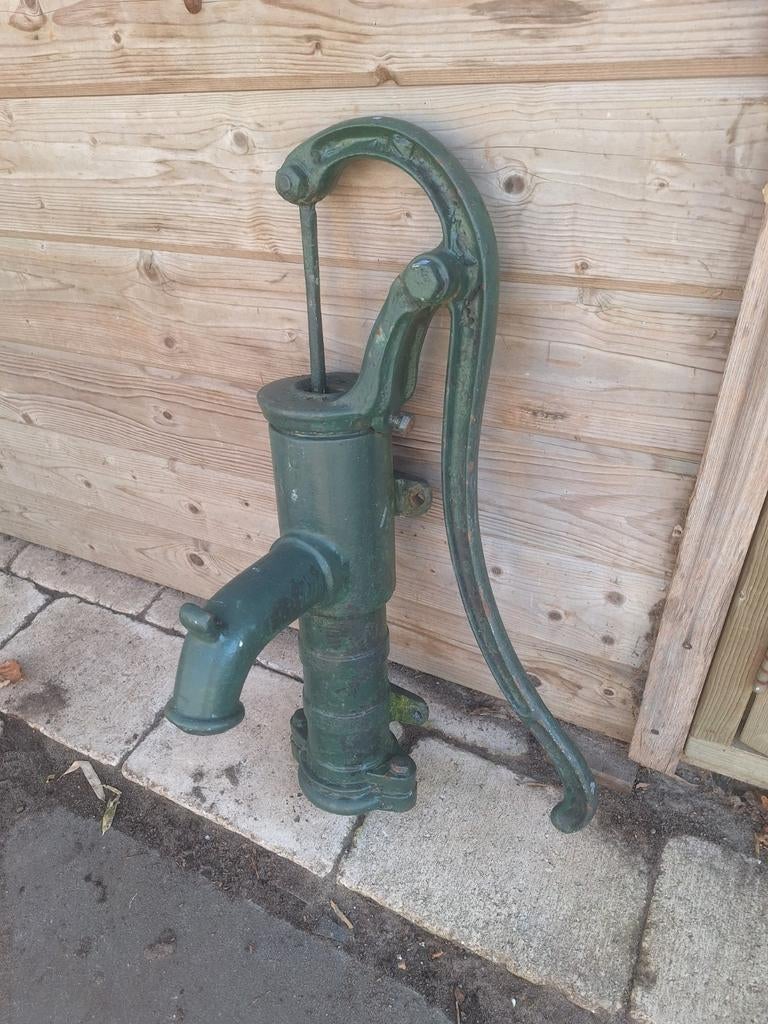 Groene hand waterpomp, Ophalen, Gebruikt, Handmatig, Overige typen